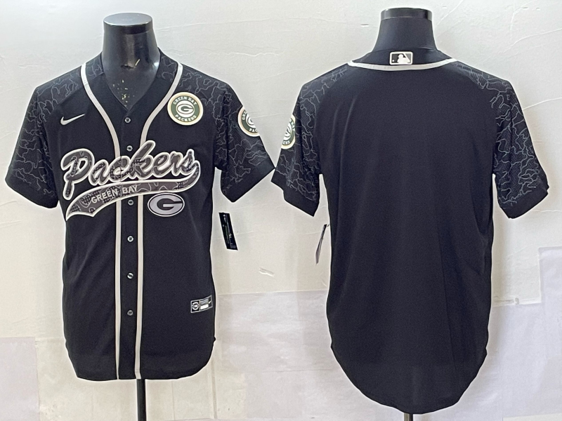 Men Green Bay Packers #1 Parsons blank black Nike NFL 2025 jersey 031